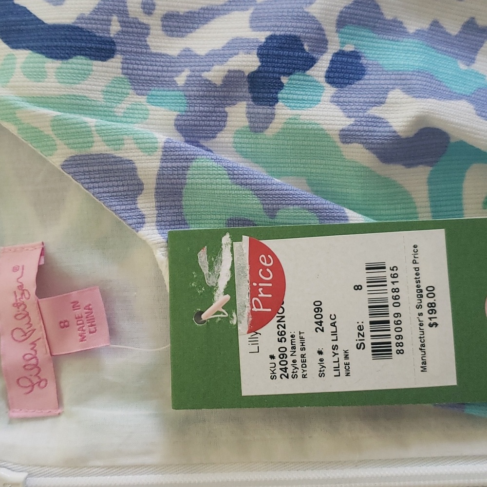 Lilly Pulitzer Ryder Shift Lilly's Lilac size 8 - Picture 2 of 4